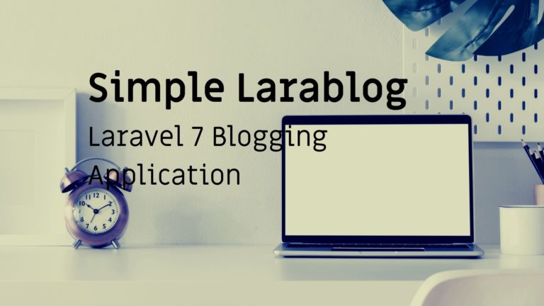 Simple Larablog