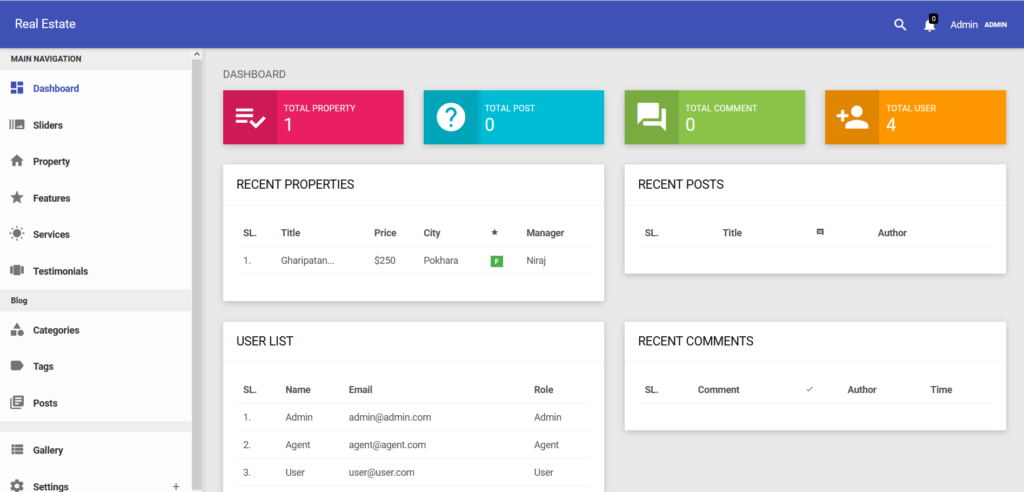 Laravel table